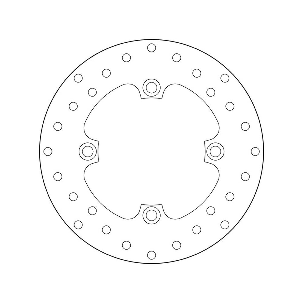68B40766 Brembo Fixed Rear Brake Disc