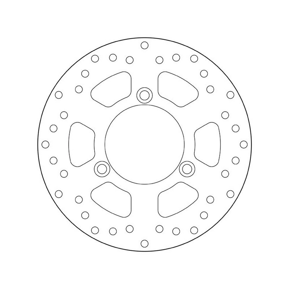 68B40770 Brembo Fixed Rear Brake Disc