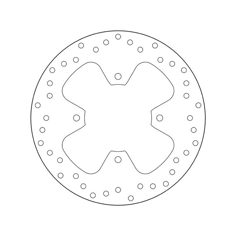 68B40778 Brembo Fixed Rear Brake Disc