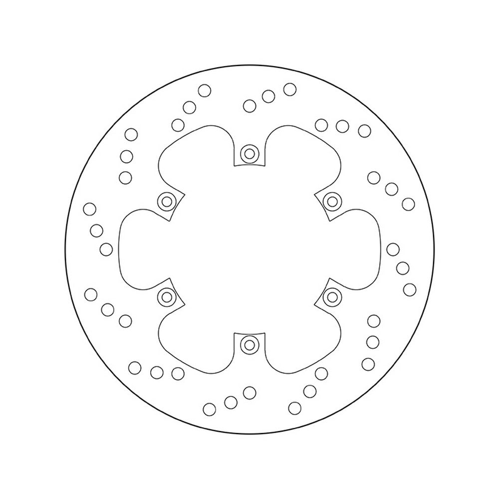 68B40781 Brembo Fixed Rear Brake Disc