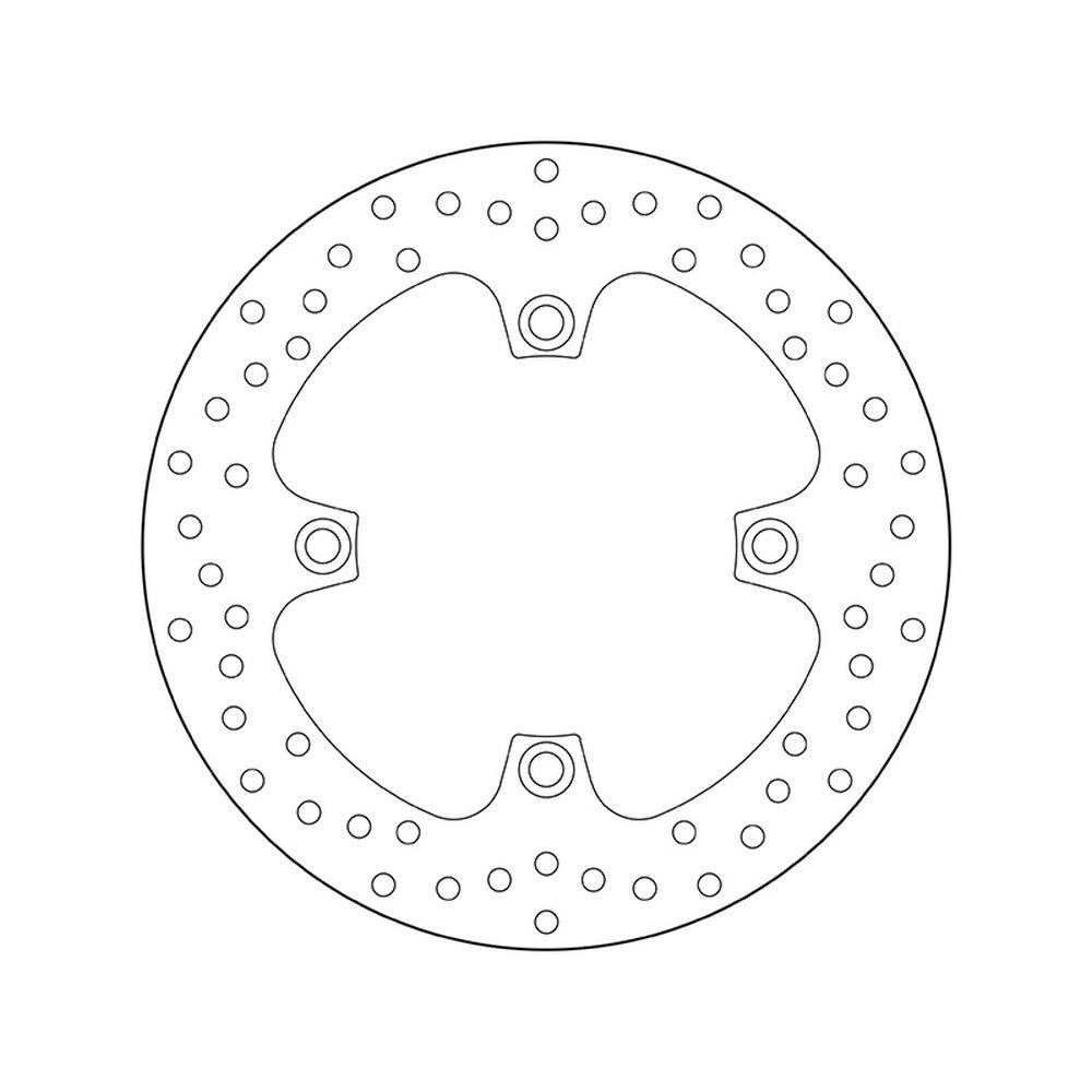 68B407A1 Brembo Fixed Rear Brake Disc