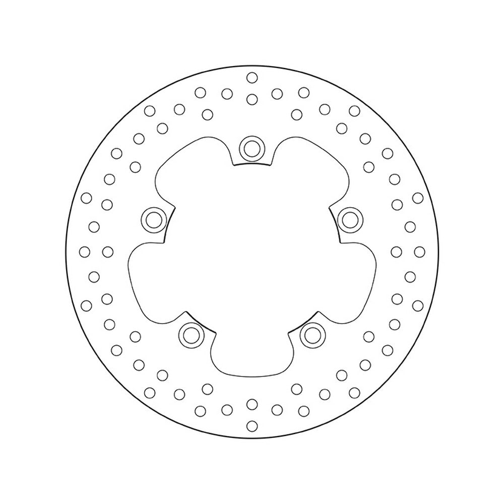 68B407A2 Brembo Fixed Rear Brake Disc