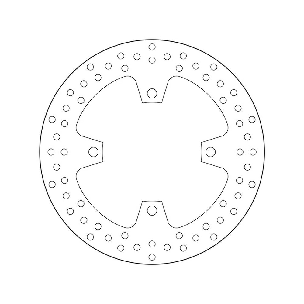 68B407A3 Brembo Fixed Rear Brake Disc