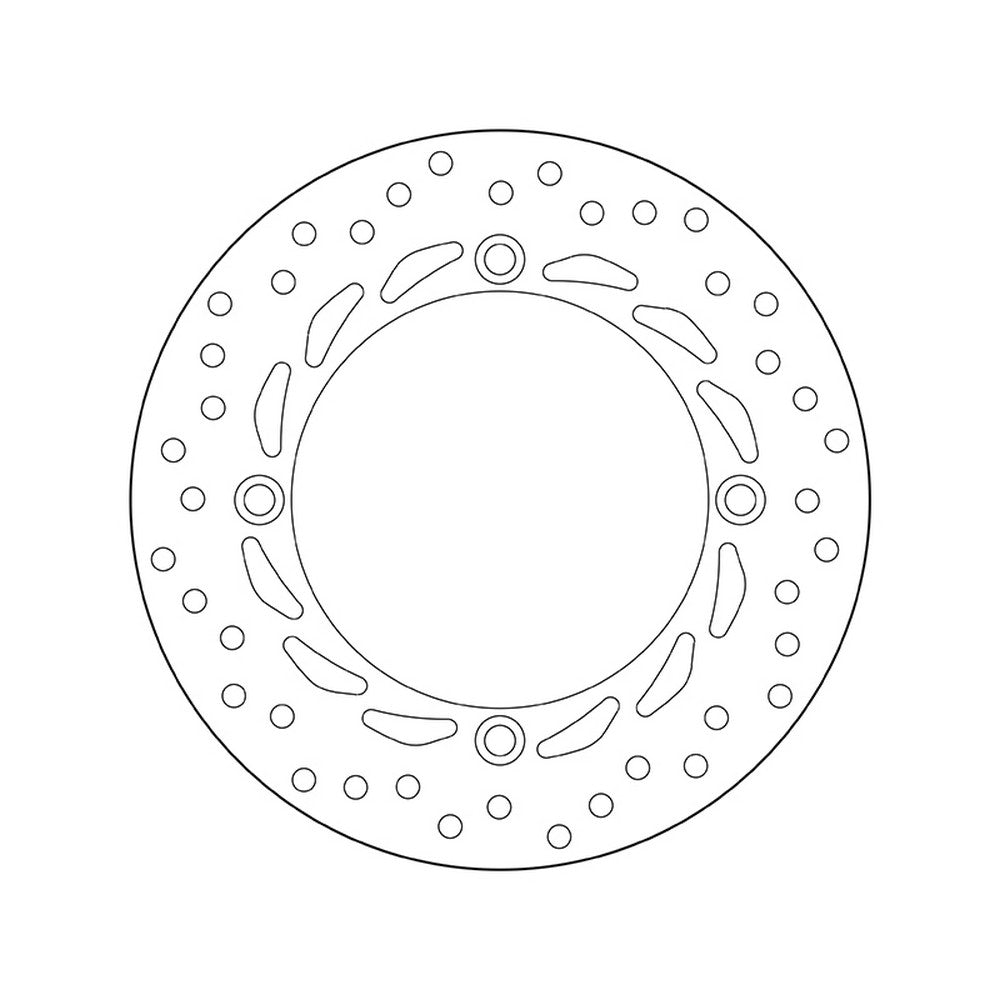68B407A5 Brembo Fixed Rear Brake Disc