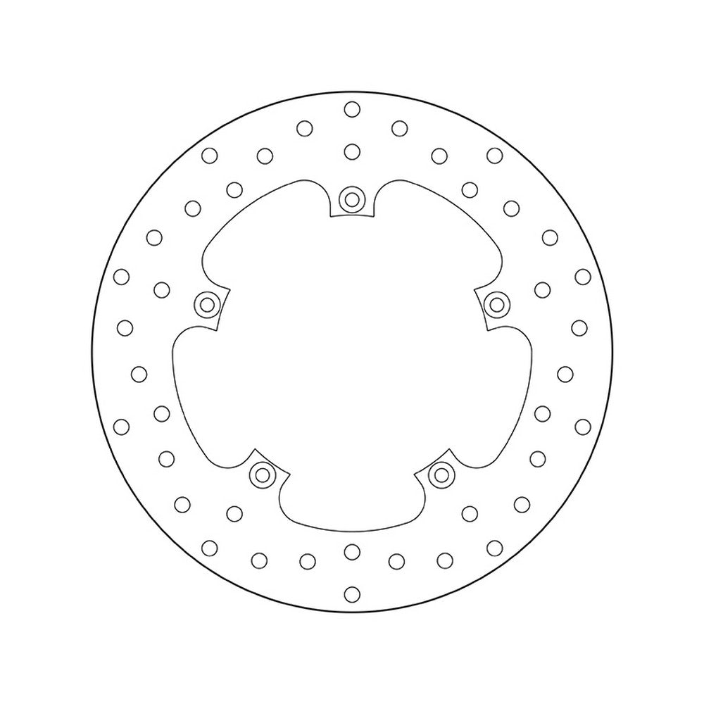 68B407A8 Brembo Fixed Rear Brake Disc