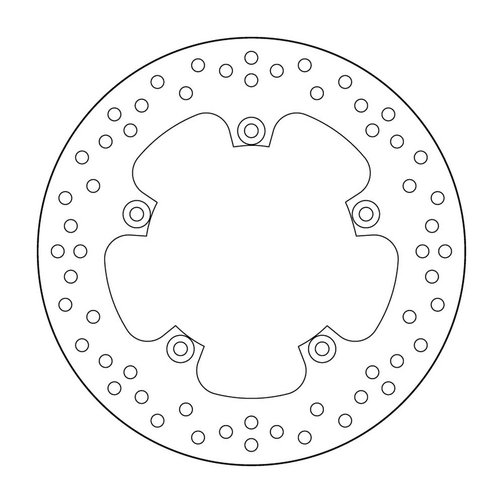 68B407C2 Brembo Fixed Rear Brake Disc