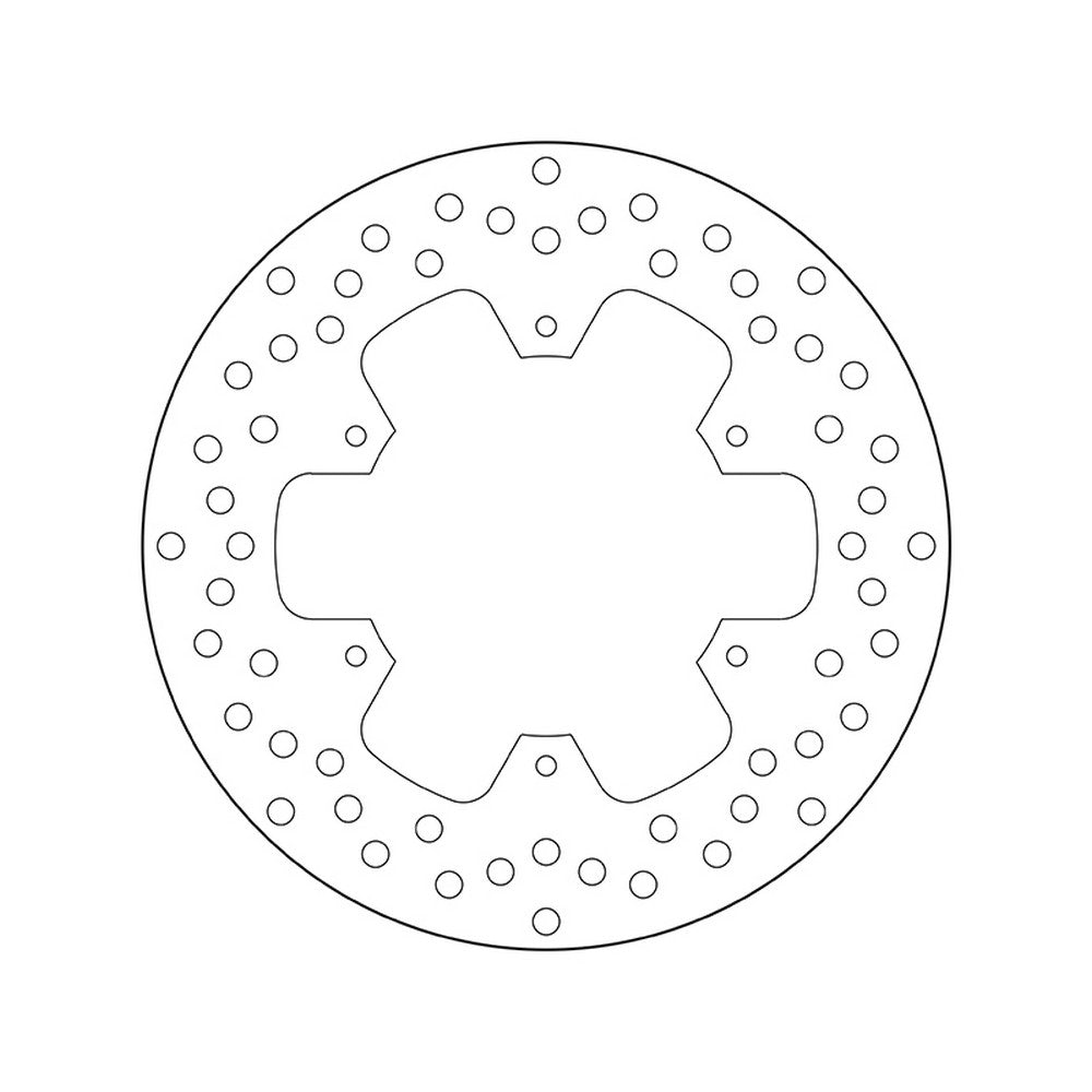 68B407C9 Brembo Fixed Rear Brake Disc