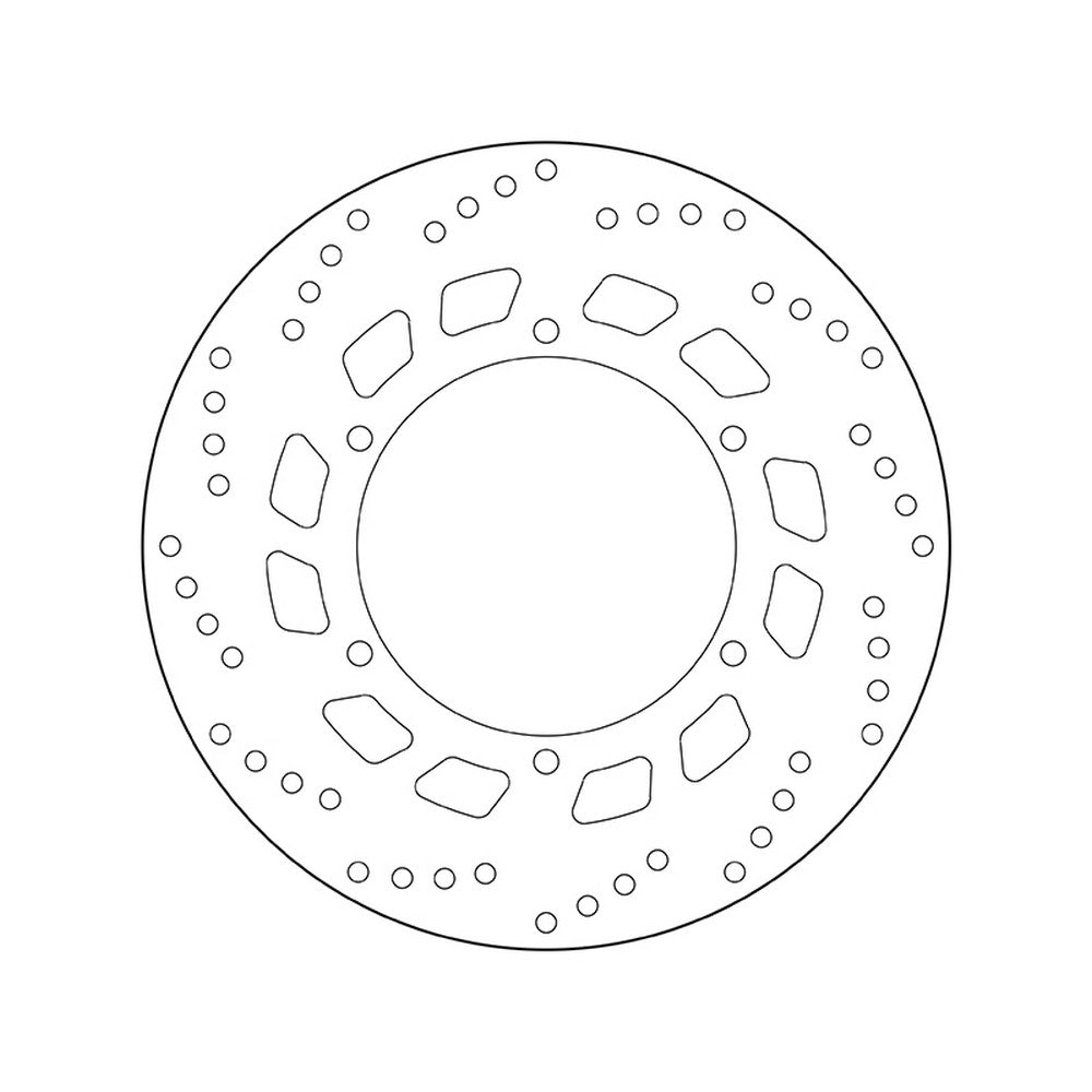 68B407D0 Brembo Fixed Rear Brake Disc