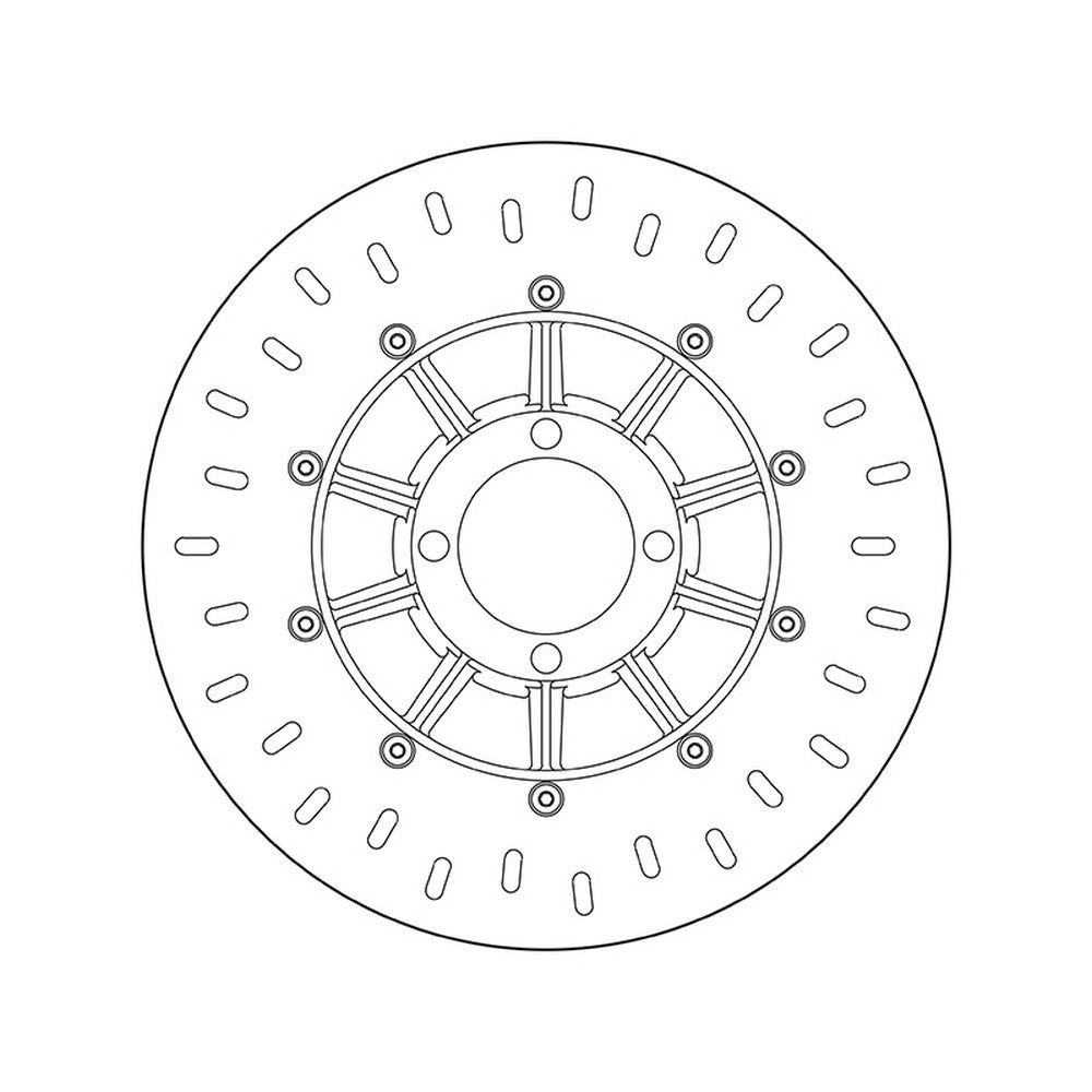 68B407D2 Brembo Fixed Front Brake Disc