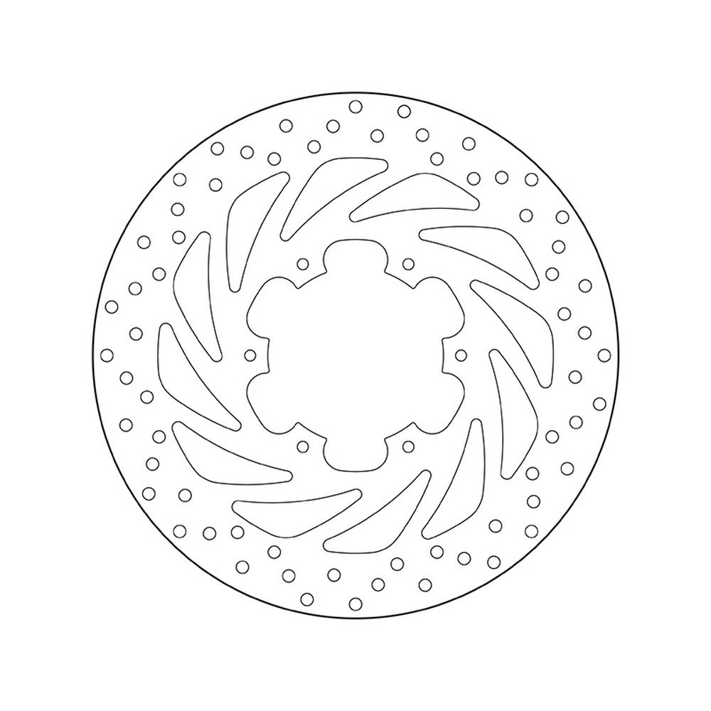 68B407D4 Brembo Fixed Front Brake Disc