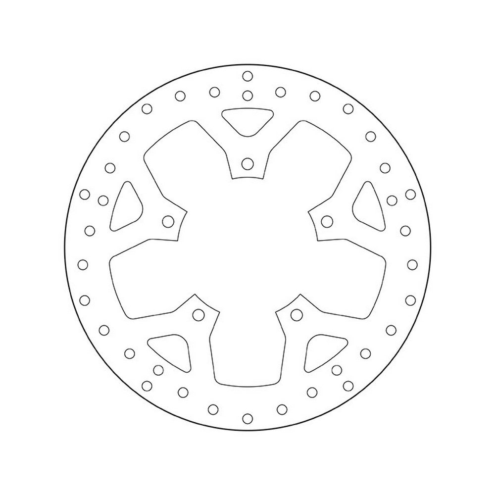 68B407D9 Brembo Fixed Front Brake Disc