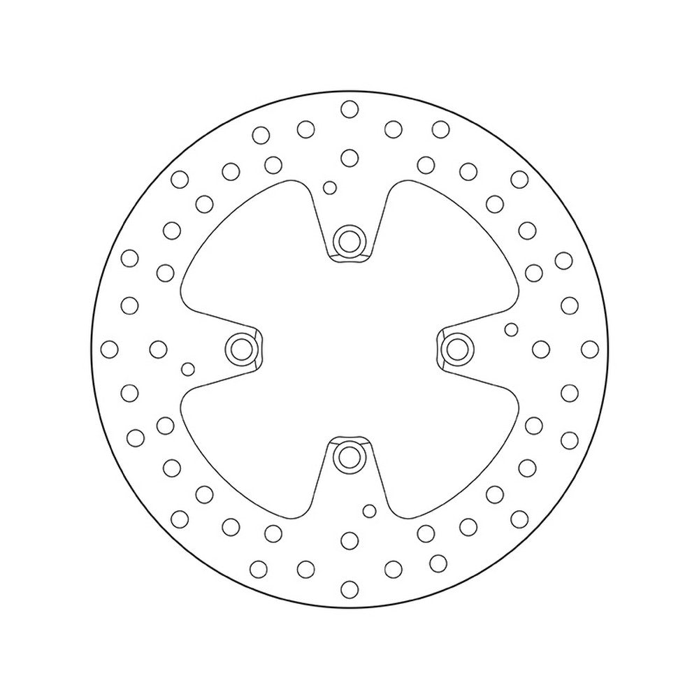 68B407E8 Brembo Fixed Rear Brake Disc