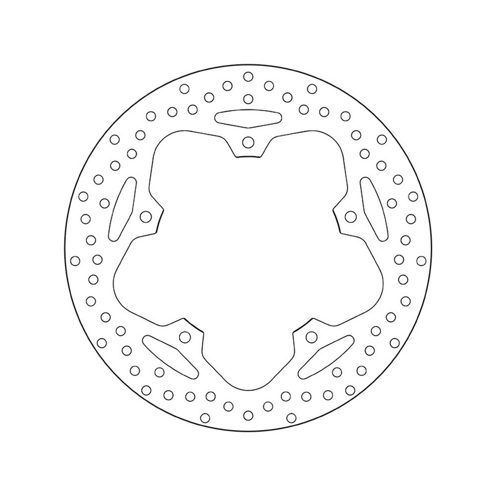 68B407F6 Brembo Fixed Rear Brake Disc