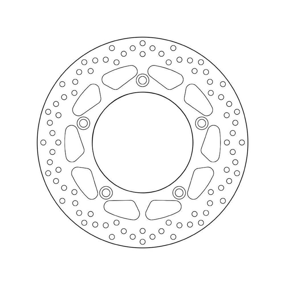 68B407F8 Brembo Fixed Rear Brake Disc