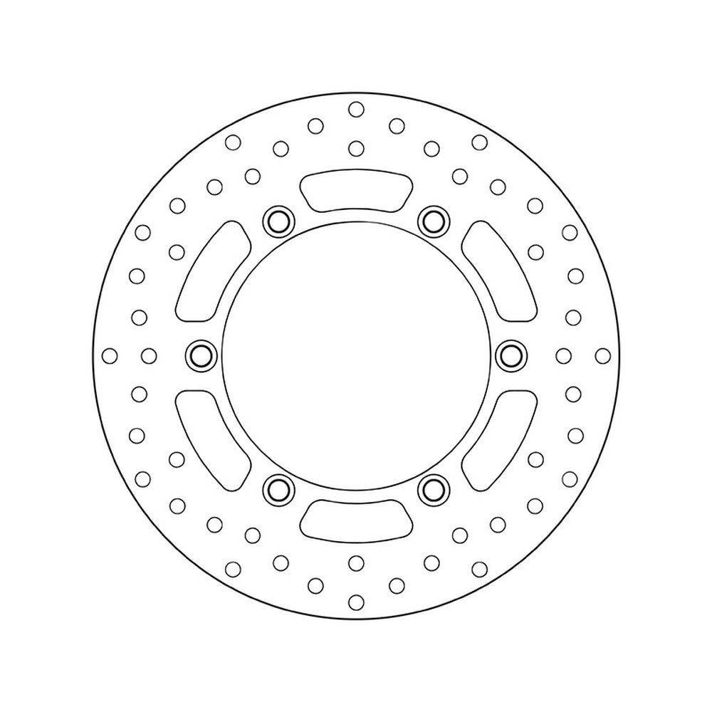68B407G4 Brembo Fixed Rear Brake Disc