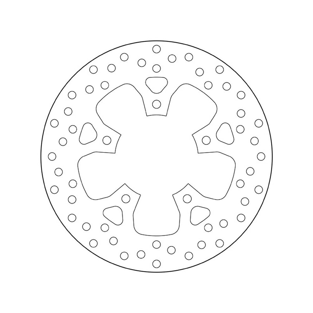 68B407K5 Brembo Fixed Rear Brake Disc
