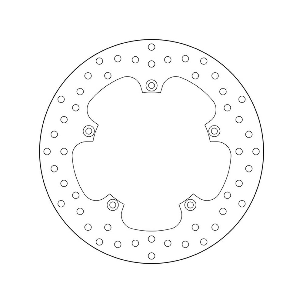 68B407L8 Brembo Fixed Rear Brake Disc