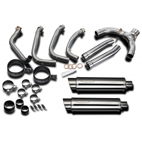 Honda CBR1100XX 96- 4-2 Stainless Steel Full Exhaust System with Stainless Steel Cans