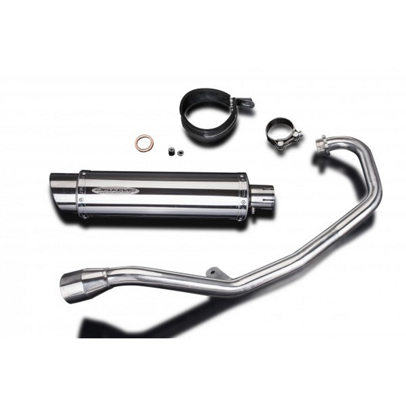 Honda CBR125R 11-17 Stainless Steel Full Exhaust System with Stainless Steel Cans