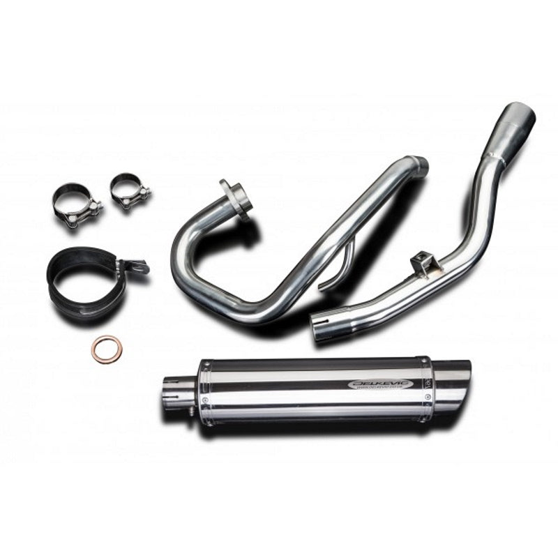 Yamaha WR125R 09-17 Stainless Steel Full Exhaust System with Stainless Steel Cans