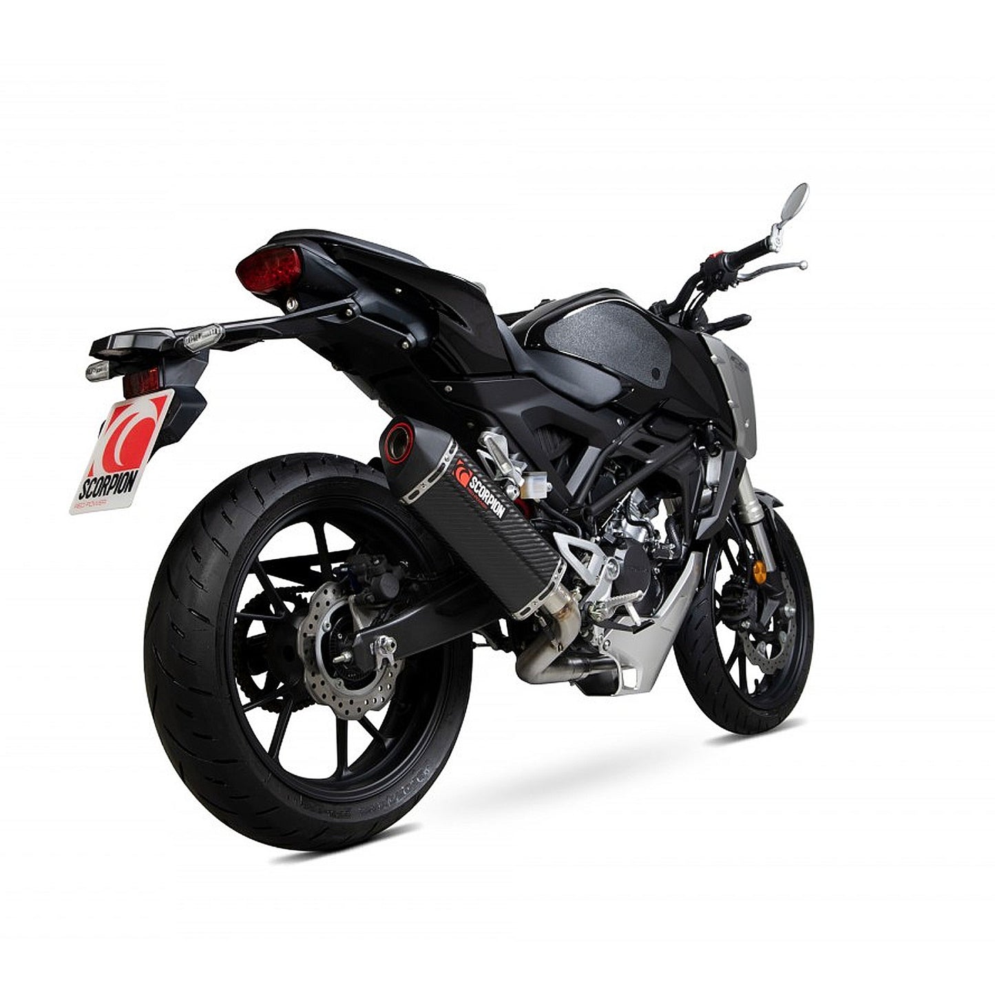 Honda CB125R 18- Serket Taper Carbon Fibre Full Exhaust System
