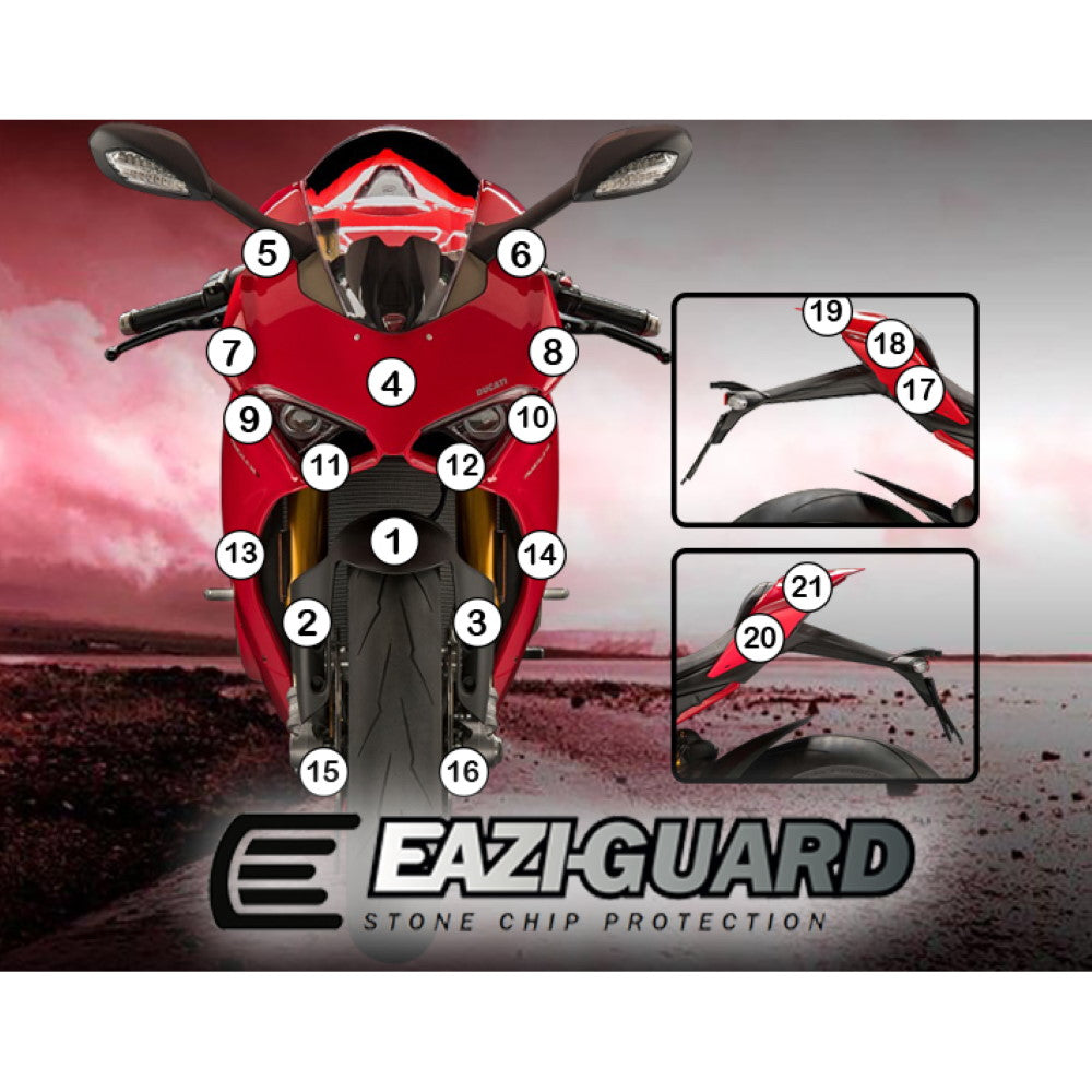 DUCATI V4 PANIGALE 2018-2019 Gloss Eazi-Guard Paint Protection Kit