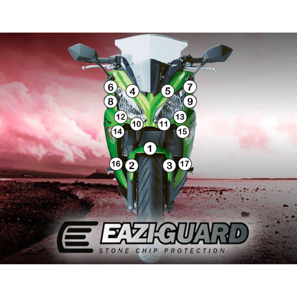KAWASAKI ER6F 2012-2016 Matt Eazi-Guard Paint Protection Kit