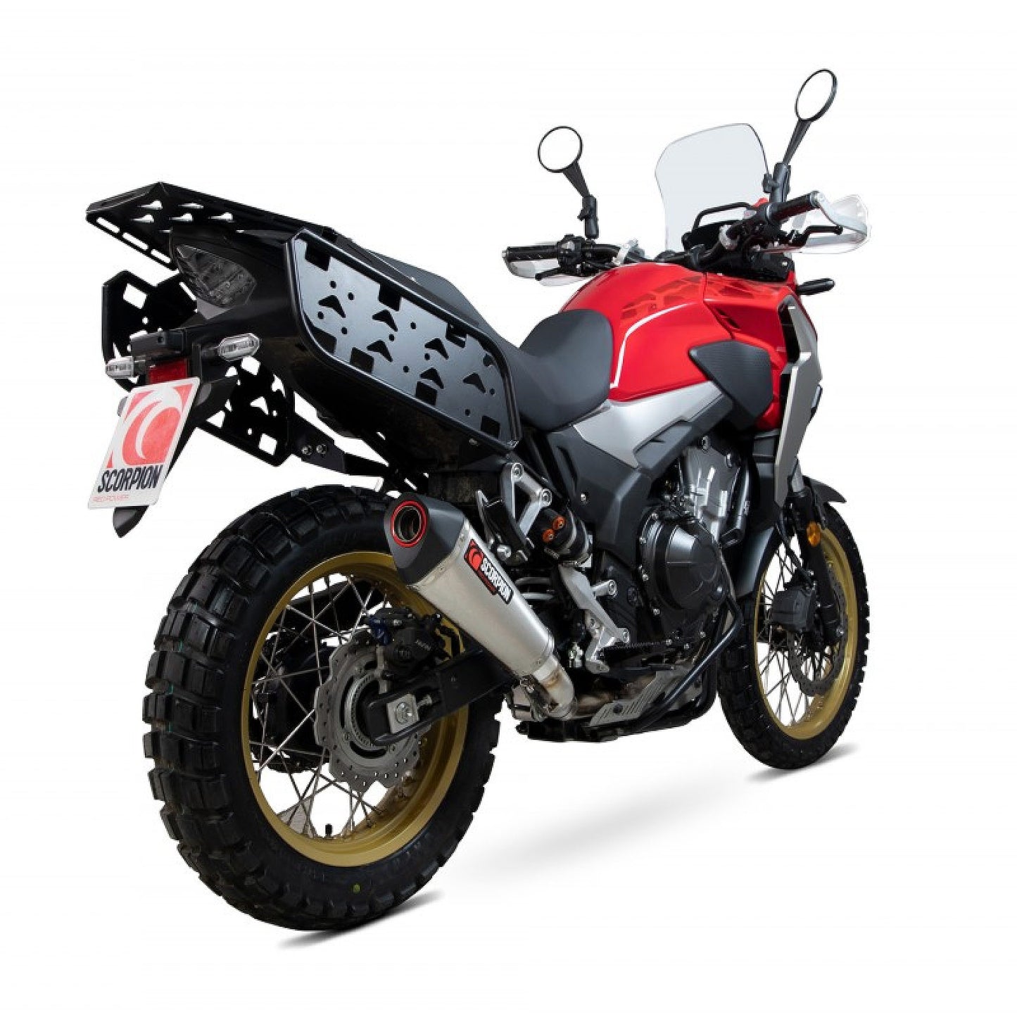 Honda CB500X 19- Serket Taper Slip On Titanium Exhaust