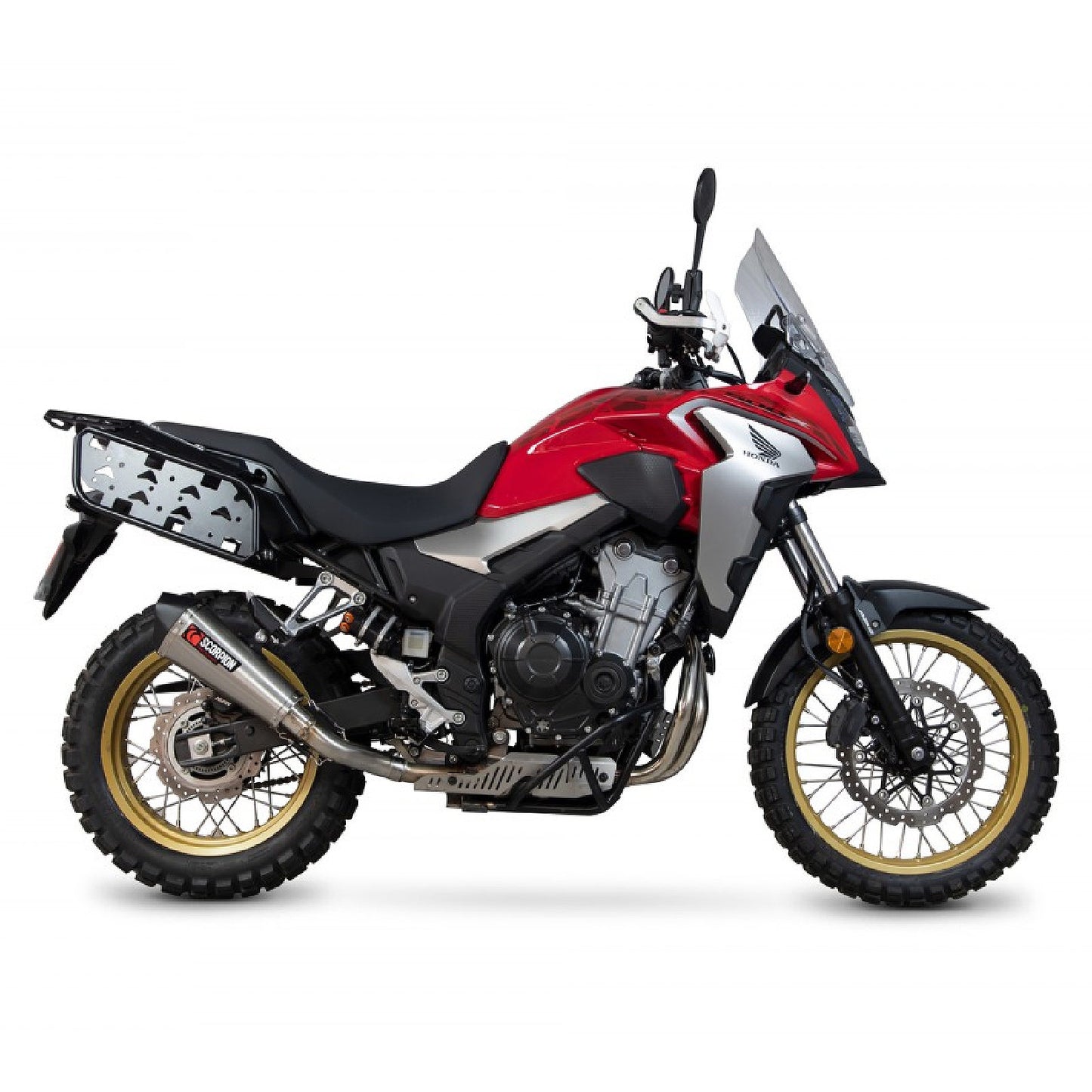 Honda CB500X 19- Serket Taper Slip On Titanium Exhaust
