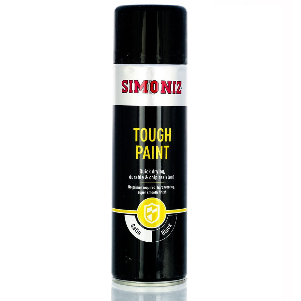 Simoniz Tough Satin Black Paint 500ml