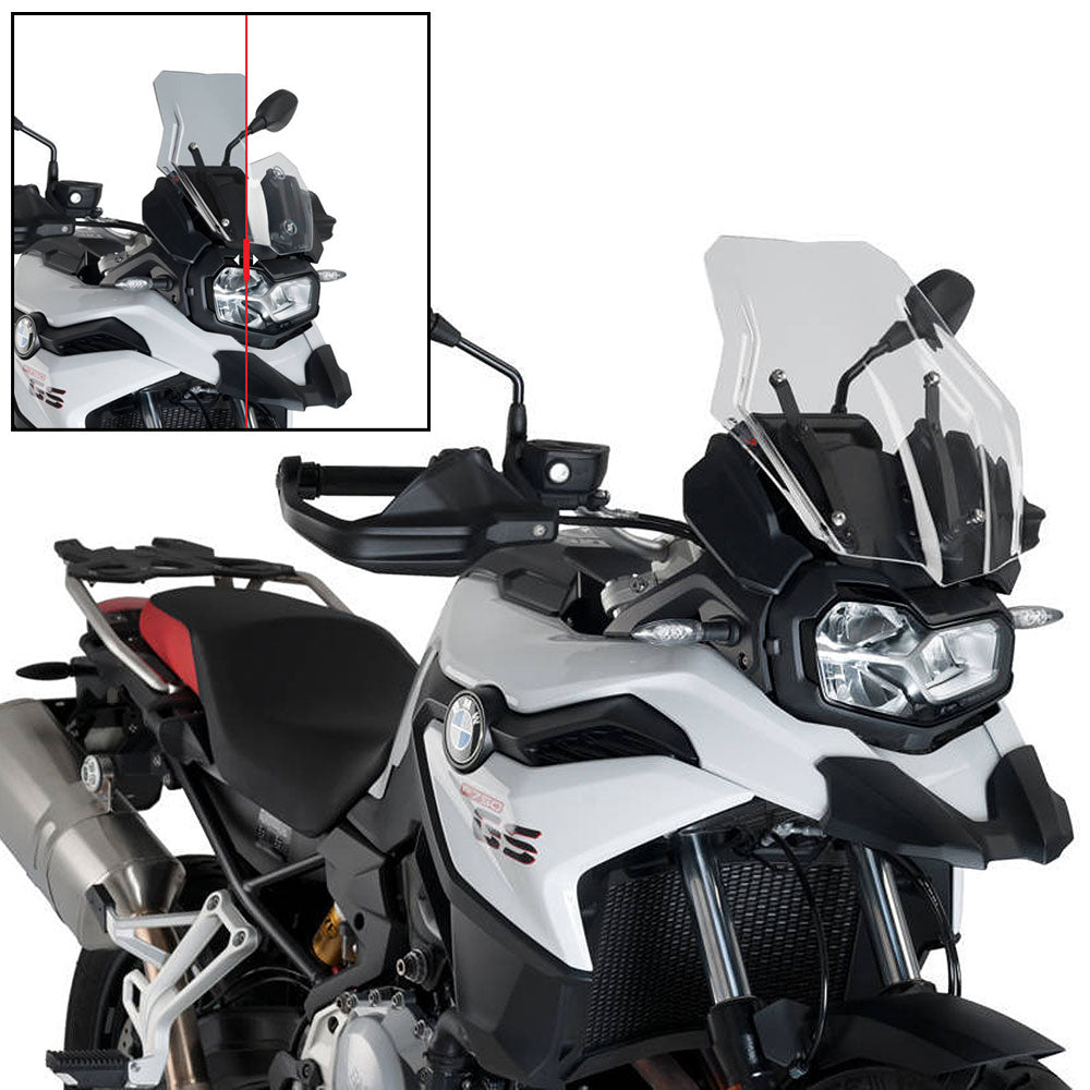 BMW F750/850GS 18- Puig Touring Screen 183mm Clear