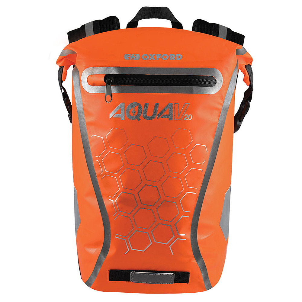 Aqua V20 Backpack Roll Top Orange