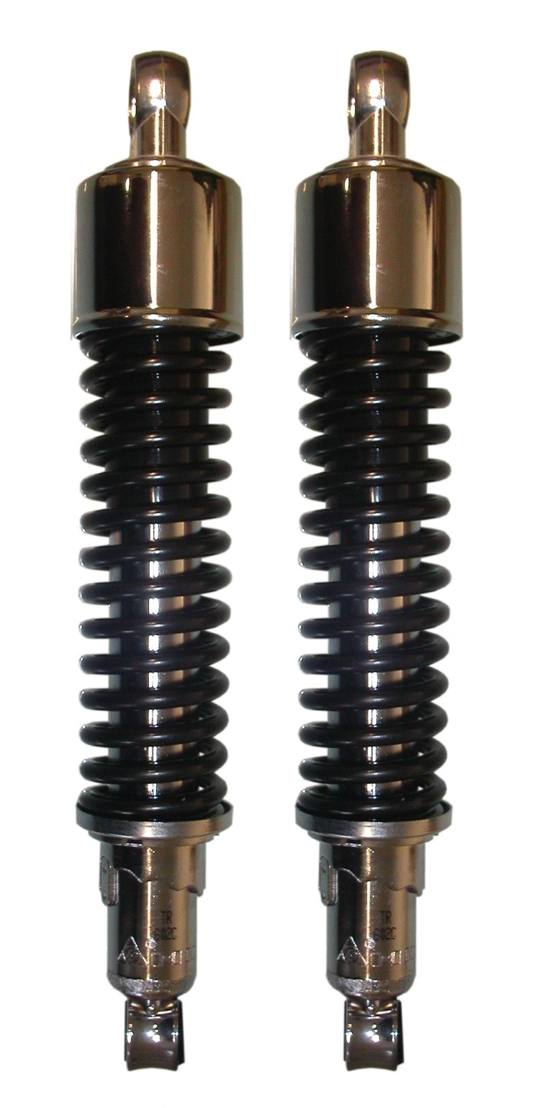 Shocks 320mm Pin+Pin <175 Type8 Chrome- Black Spring