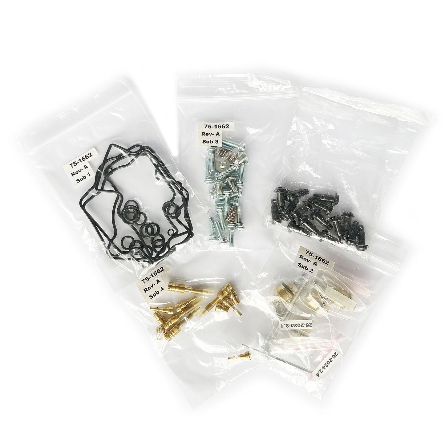 Kawasaki ZX900 Ninja ZX9R 2002-2003 All Balls Carburettor Repair Kit - Set of 4