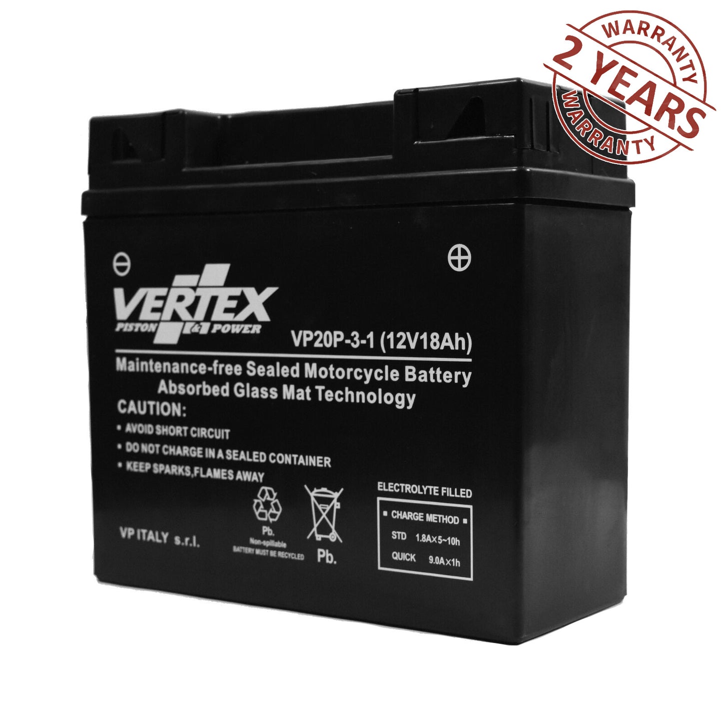 VP20P-3-1 Vertex Battery F19-12B