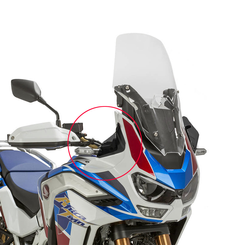 Honda CRF1100L Africa Twin 20-22 Puig Front Wind Deflector Dark Tint