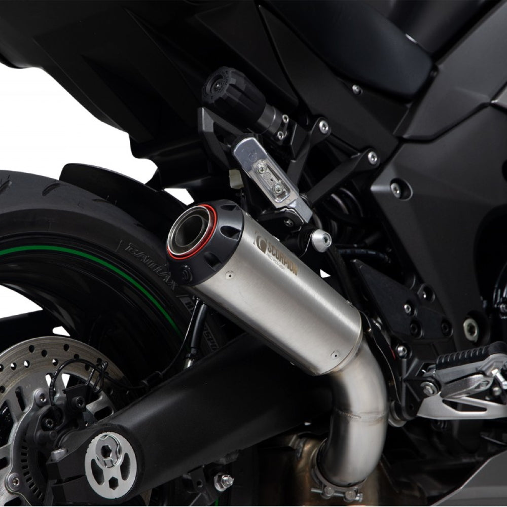 Kawasaki Ninja 1000SX 20- Red Power Stainless Steel Slip-on Exhaust