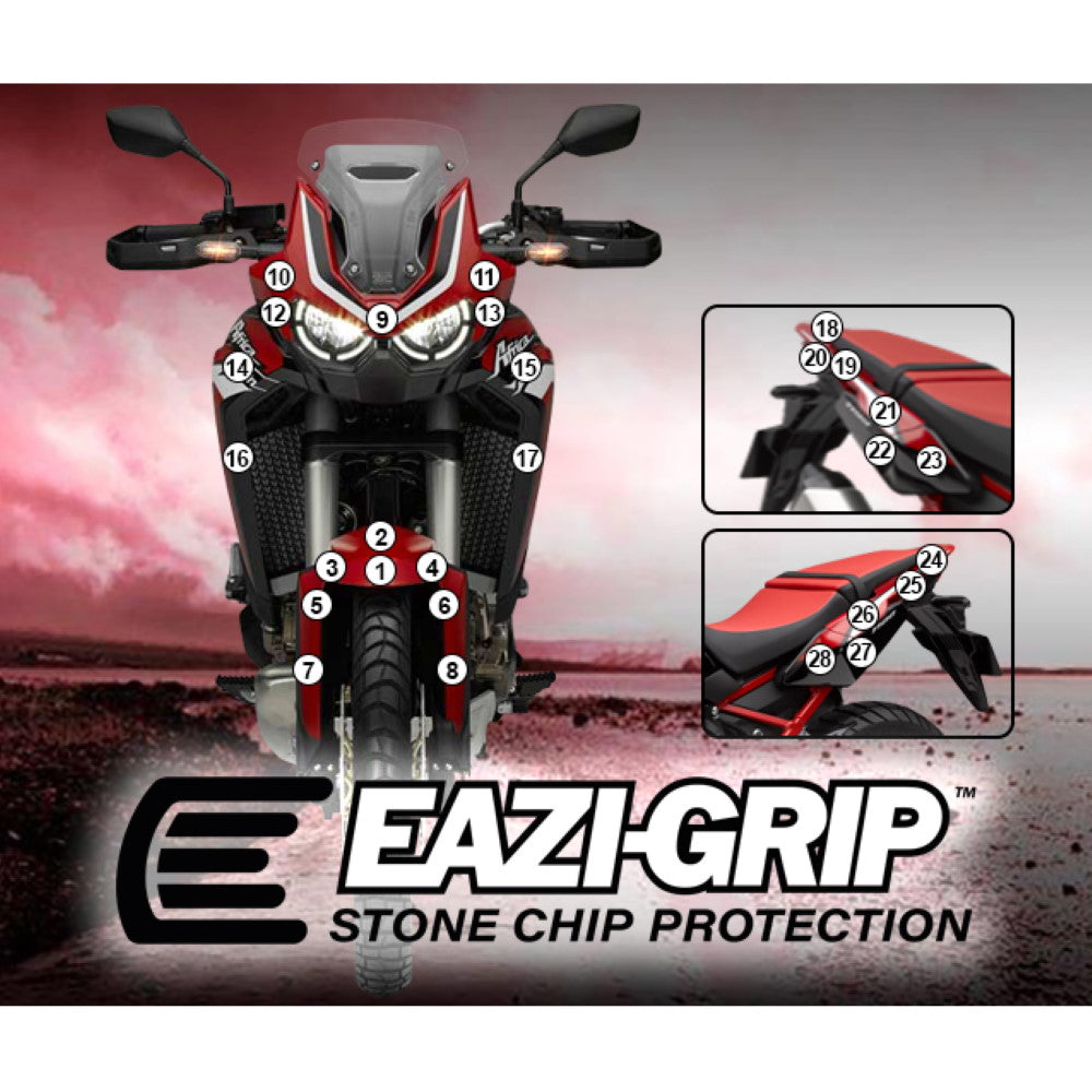 HONDA AFRICAN TWIN 2020> Matt Eazi-Guard Paint Protection Kit