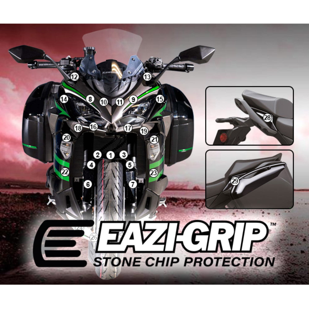 KAWASAKI NINJA 1000SX 2020> Matt Eazi-Guard Paint Protection Kit
