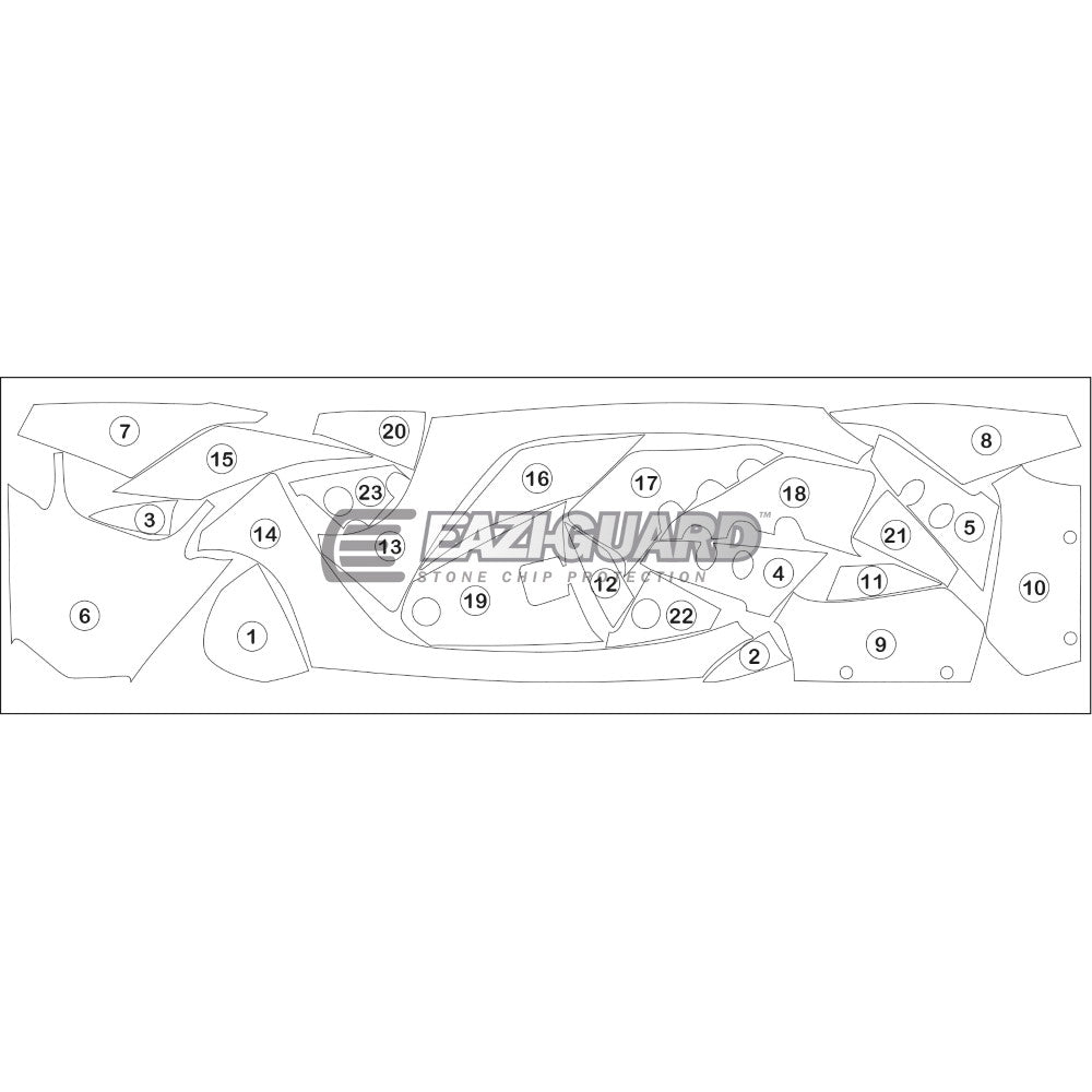 YAMAHA YZF-R1M 2020> Matt Eazi-Guard Paint Protection Kit