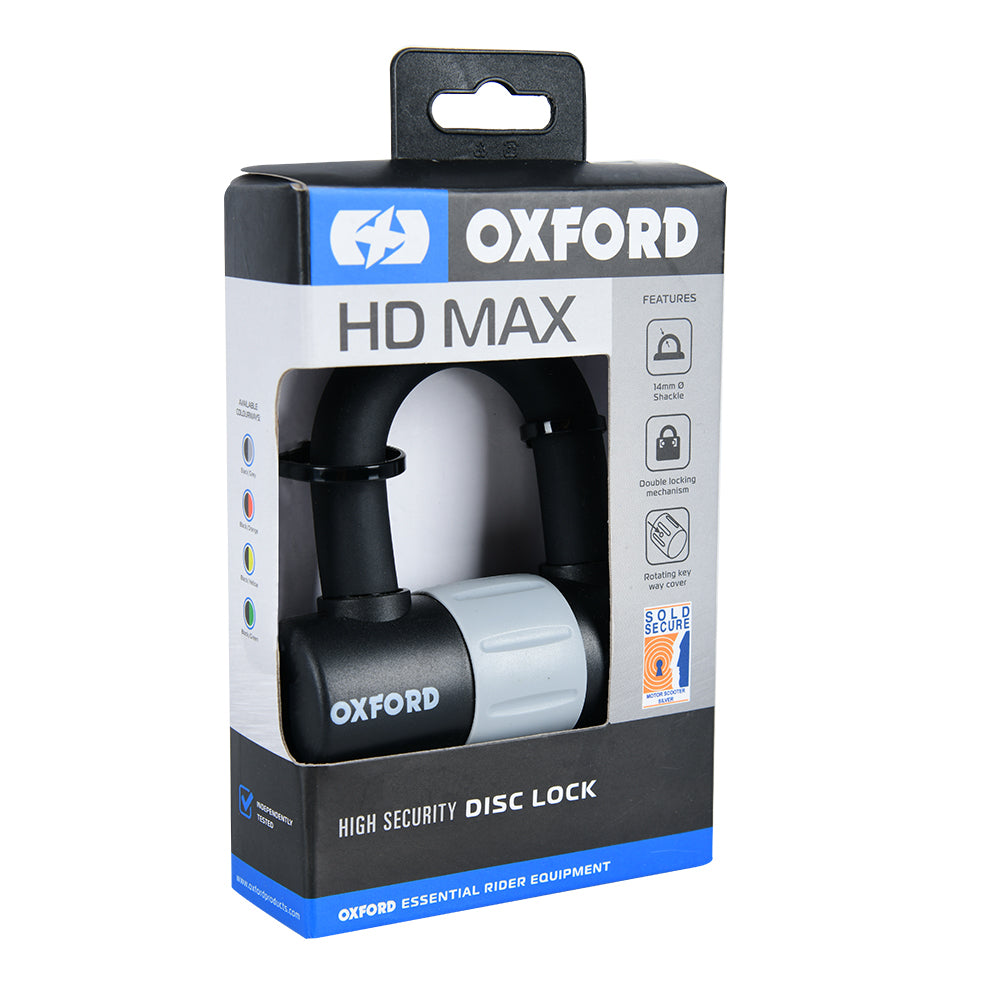 Oxford LK310 HD Max 14mm Disc Lock Black