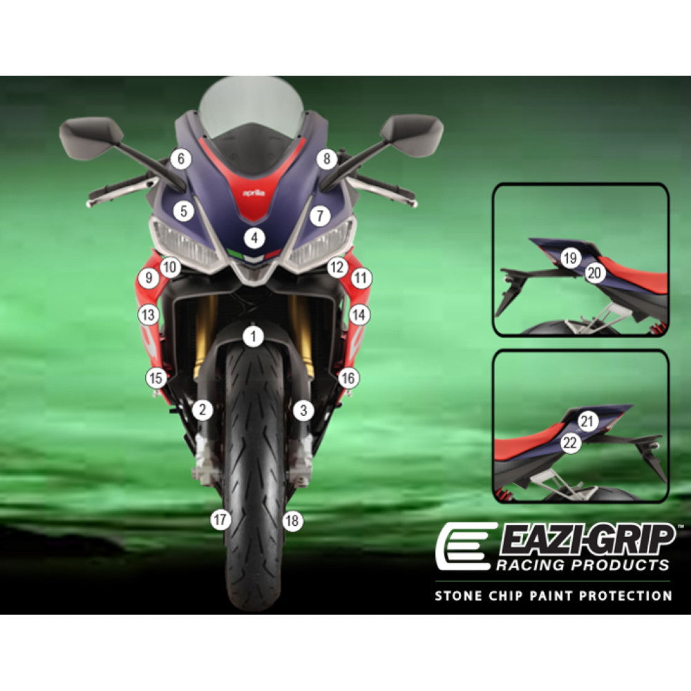 APRILIA RS 660 2021> Matt Eazi-Guard Paint Protection Kit