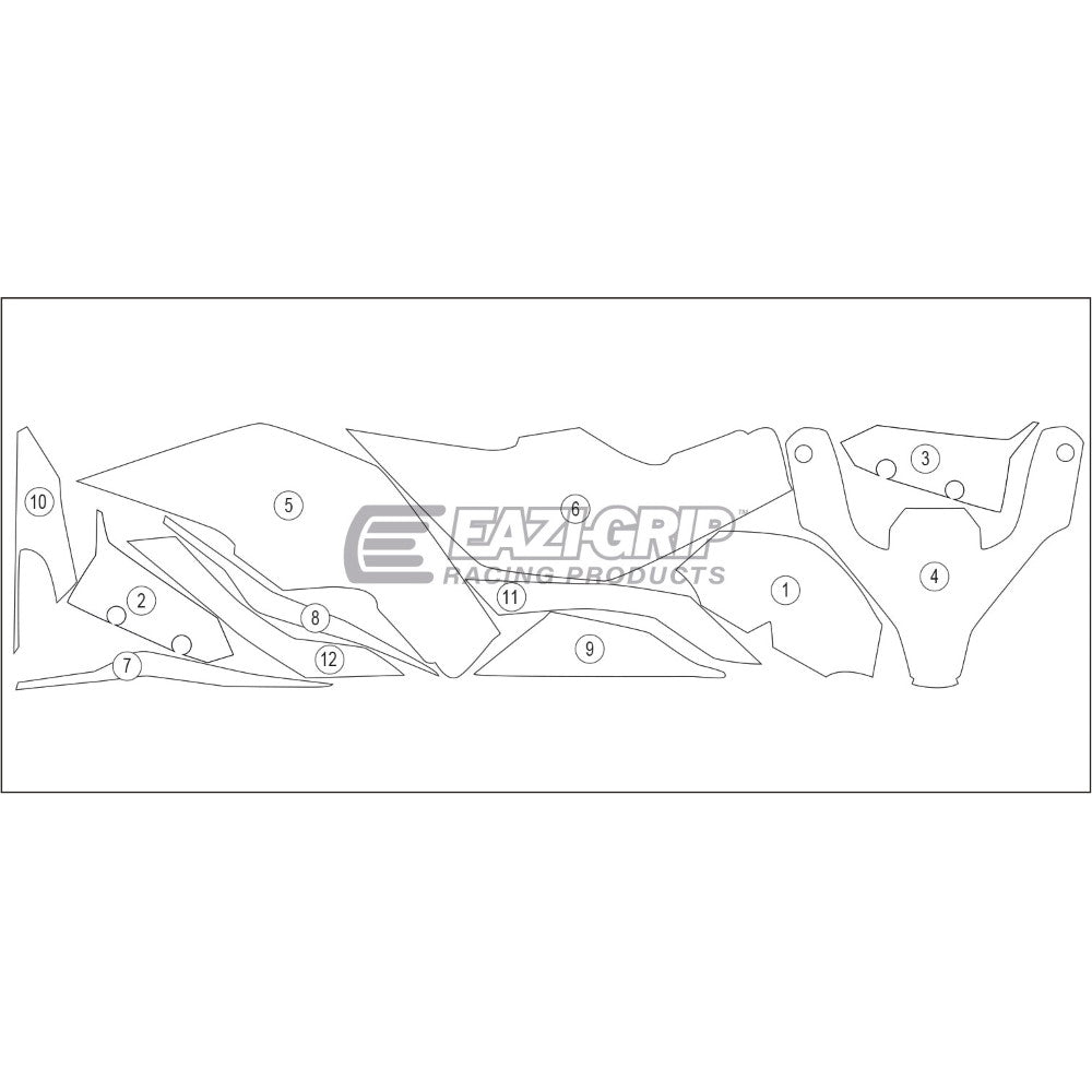 BMW F900XR 2020> Matt Eazi-Guard Paint Protection Kit