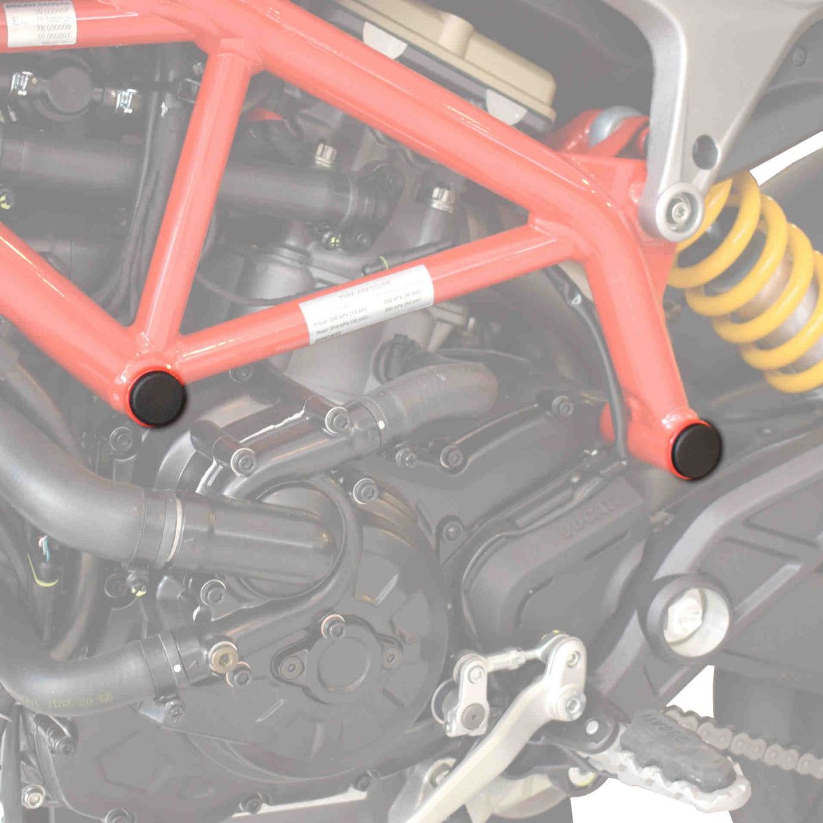 Ducati Hyperstrada/Hypermotard 939 16-20 Puig Chassis Plugs