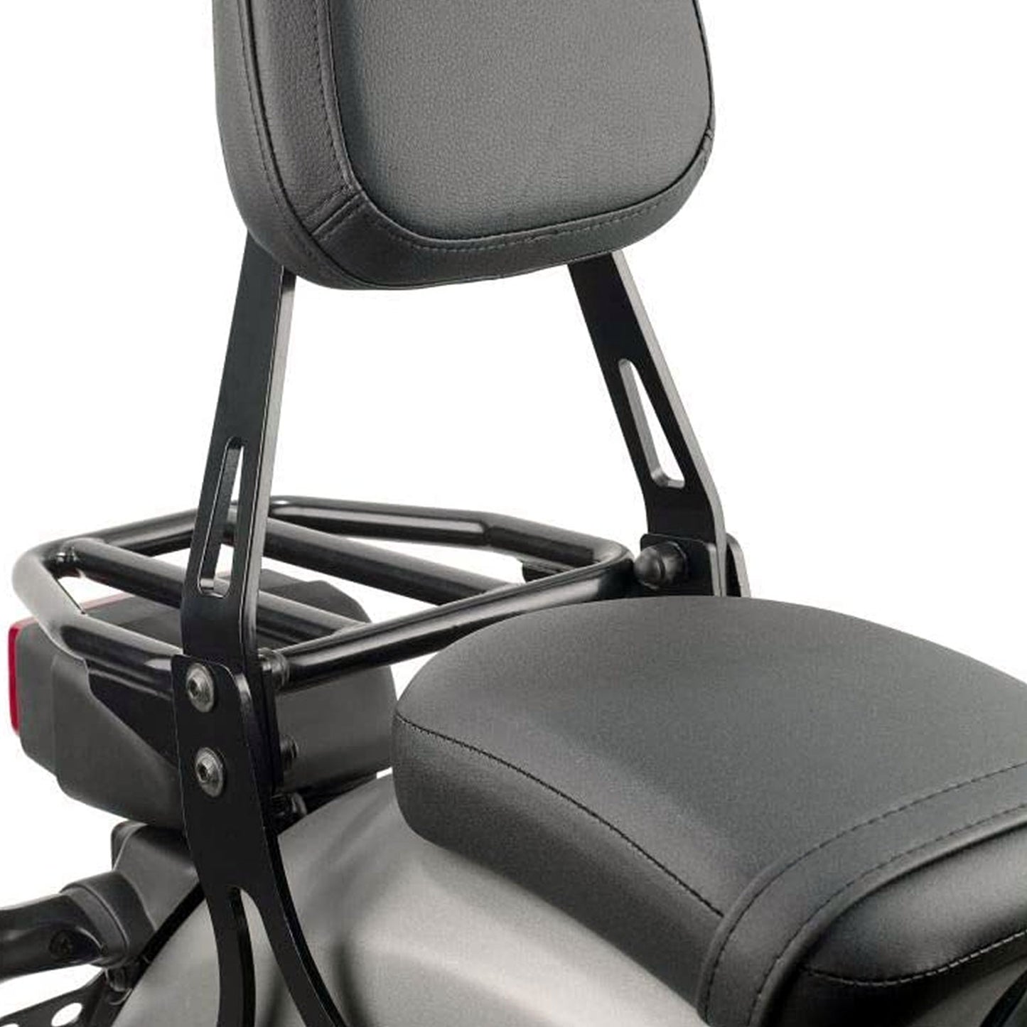 Honda CMX 500 Rebel 17-21 Kappa Rear Back Rest & Detachable Carrier Black