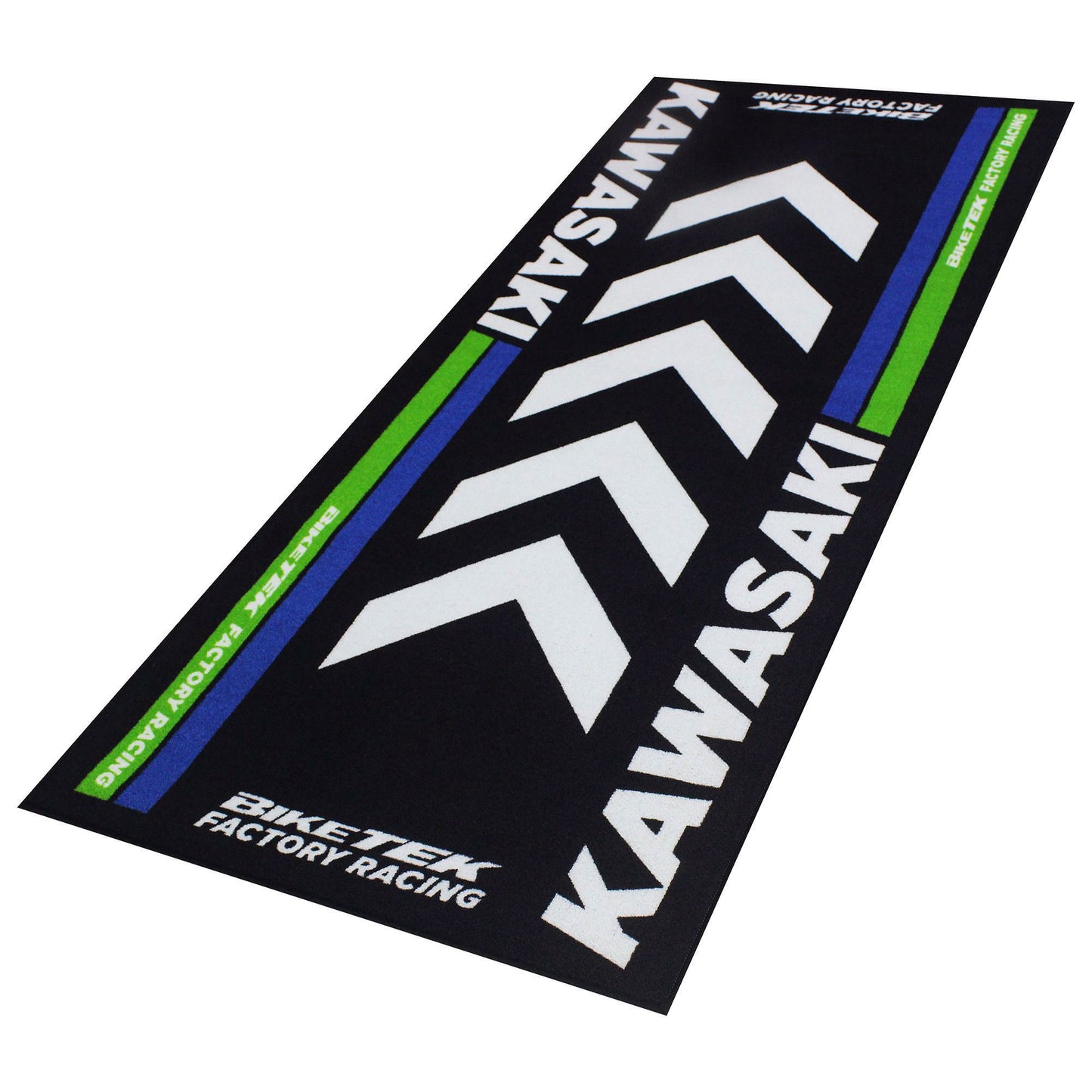 Garage Mat Series 4 Kawasaki Logo