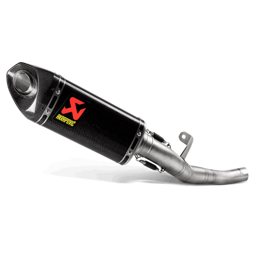 Triumph Street Triple 765 All variants 2017-2019 Akrapovic Carbon Silencer Slip-On Kit