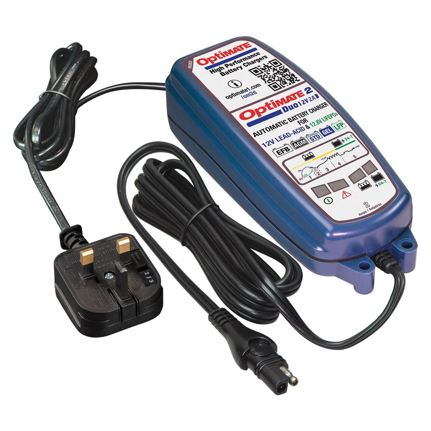 Optimate 2 Duo 12v Battery Charger