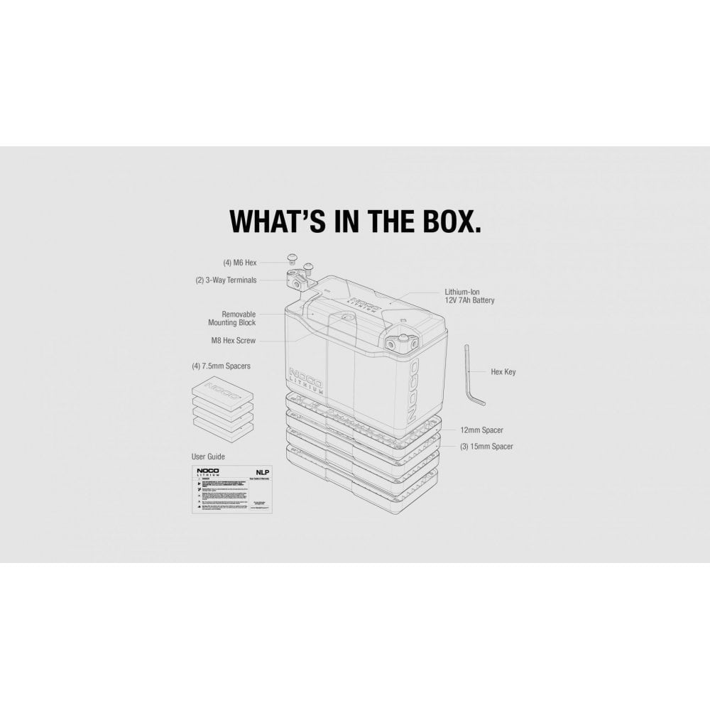 NOCO Powersports Lithium Battery