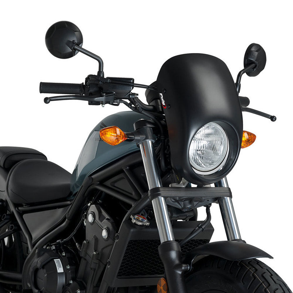 Honda CMX500 Rebel 17-19 Puig Anarchy Front Fairing Matt Black